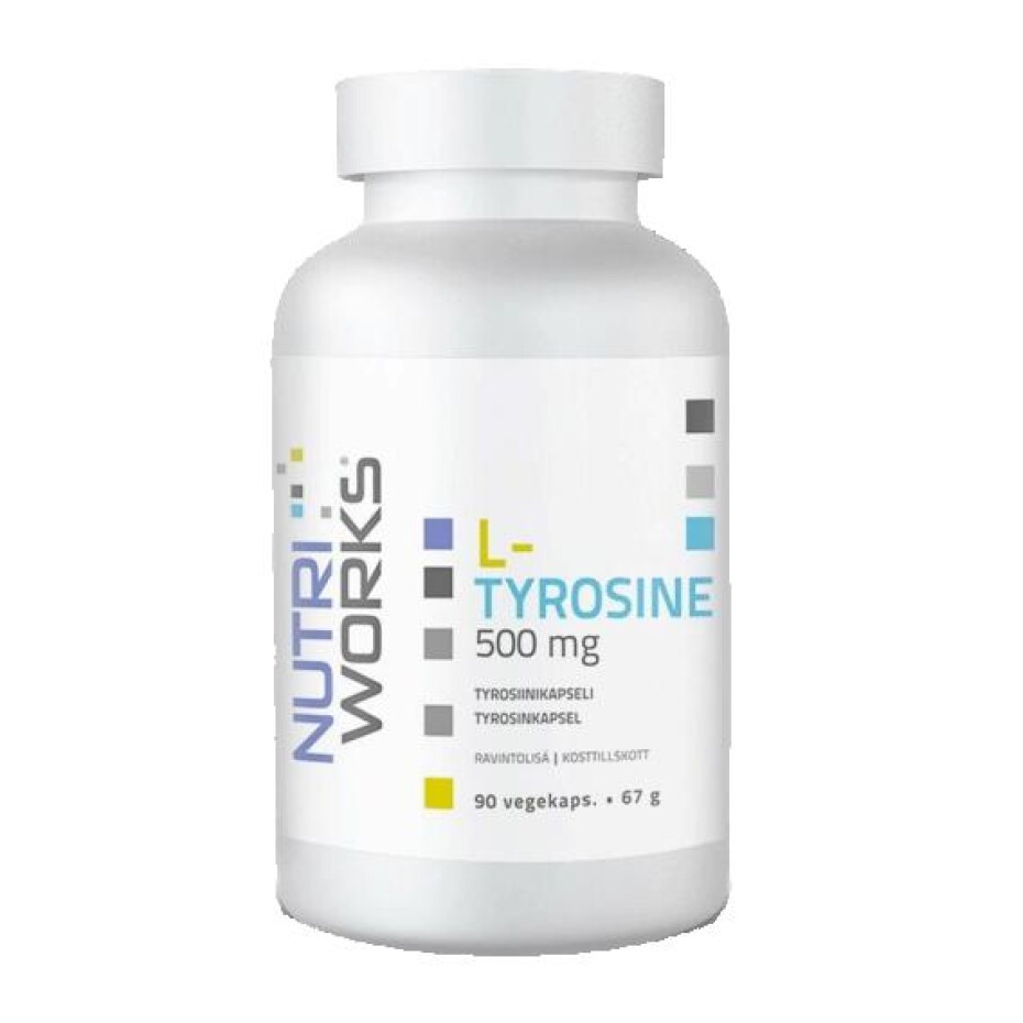 NutriWorks L-Tyrosine 500mg 90 kapslí - main (0)