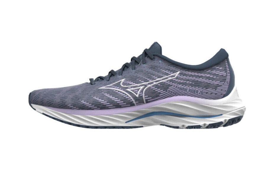 Dámská běžecká obuv Mizuno  Wave Rider 26 Wisteria/White/China Blue  UK 3,5 - main (1)