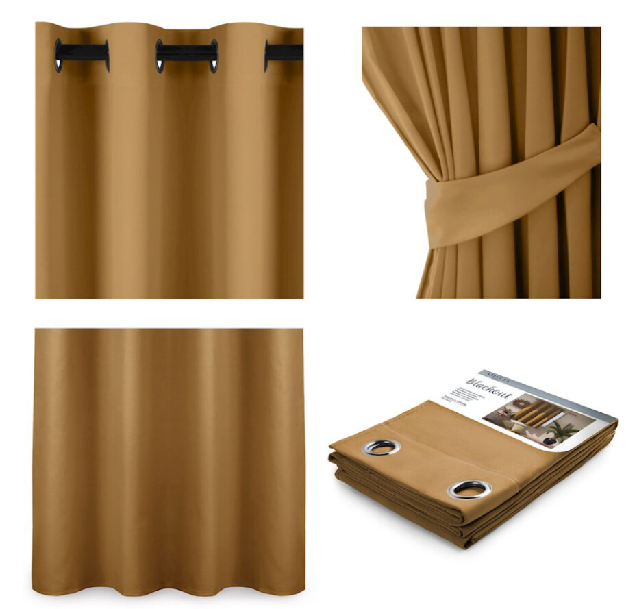 ArtFlhf Zatemňovací závěs BLACKOUT EYELETS K | 140 x 245 cm Barva: Silver - main (11)