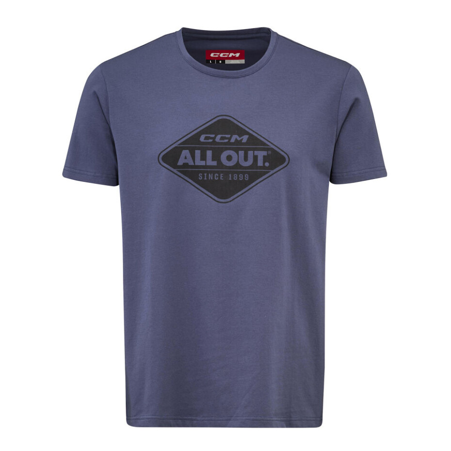 Dětské tričko CCM Outdoor All Outside SS Tee Vintage Blue - main (0)