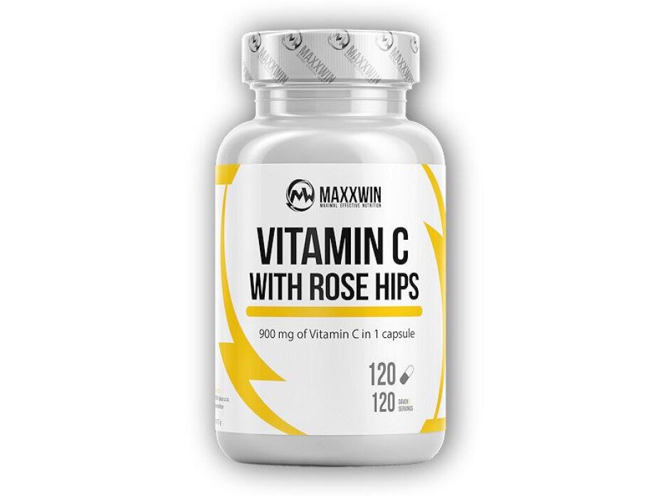 Maxxwin Vitamin C 1000 with rose hips 120 kapslí - main (0)