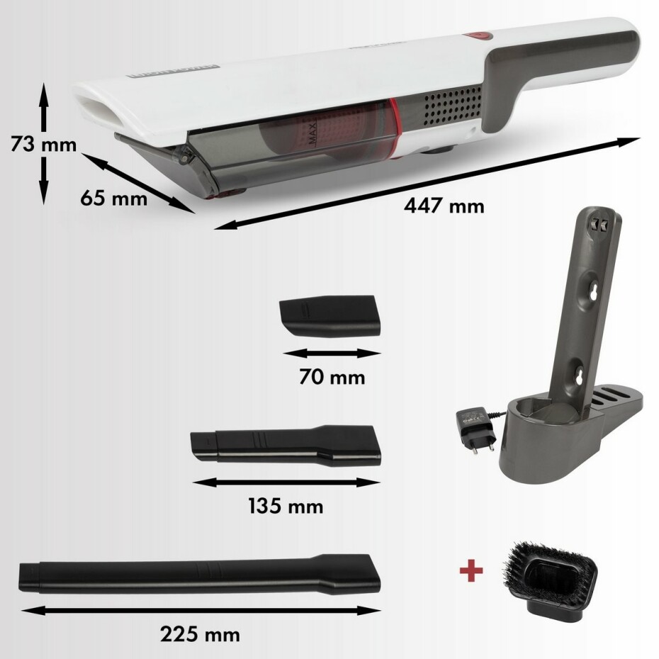 ProfiCare AKS 3102 ruční aku vysavač, bílá - main (17)