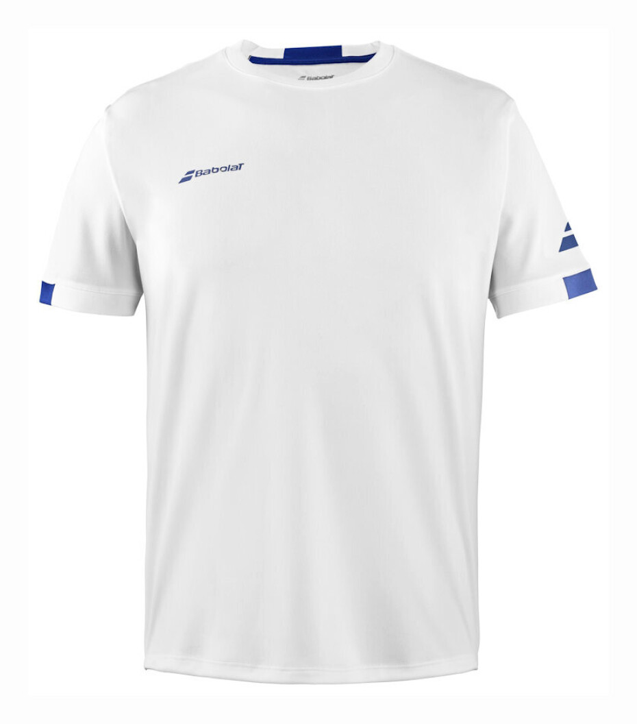 Pánské tričko Babolat  Play Crew Neck Tee Men White/White XL - main (0)