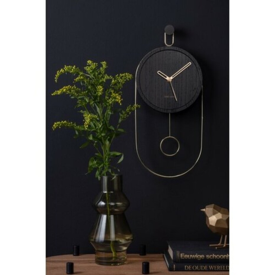 Karlsson 5892BK designové kyvadlové nástěnné hodiny - main (2)
