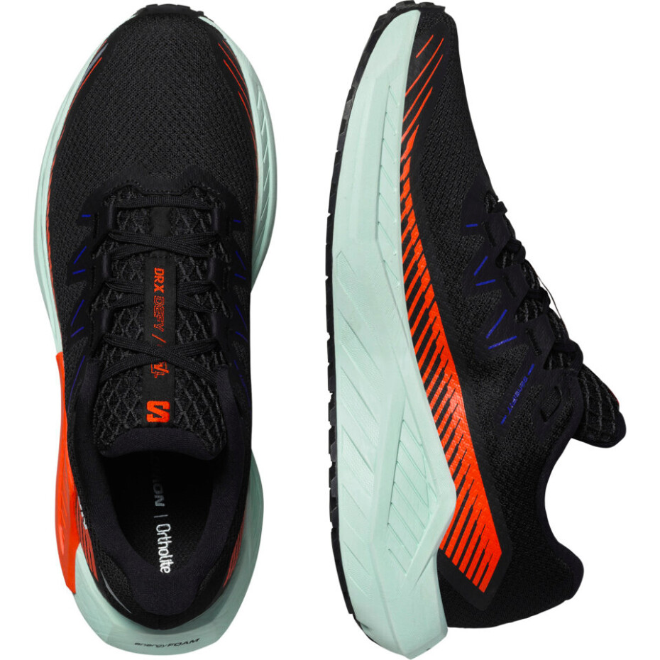 Pánská běžecká obuv Salomon DRX Defy Grvl Black/Cherry Tomato/Bay  UK 11 - main (3)
