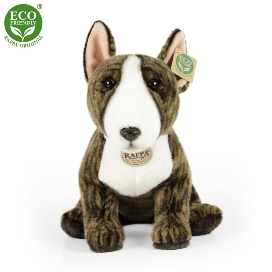 Rappa Plyšový pes anglický bulteriér, 30 cm ECO-FRIENDLY - main (1)