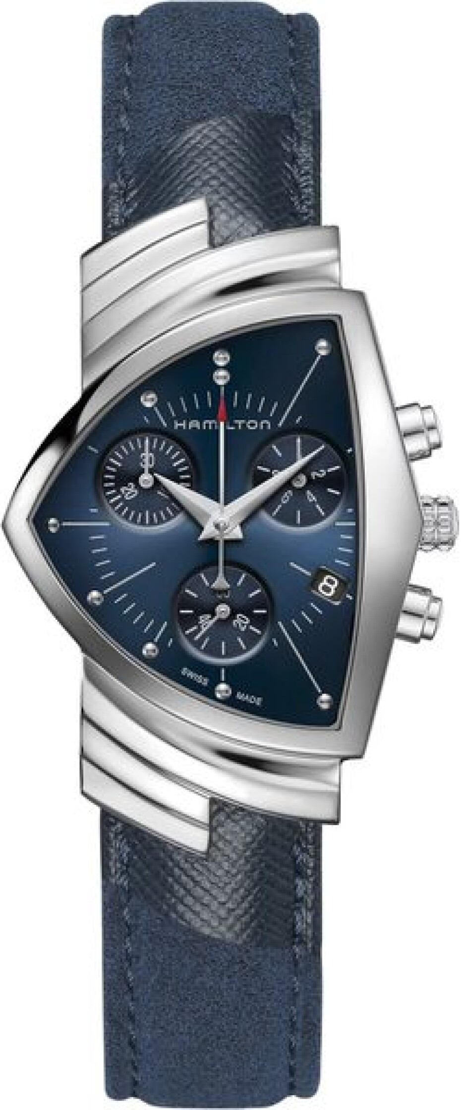 Hamilton Ventura Blue Chrono Quartz H24432941 - main (0)