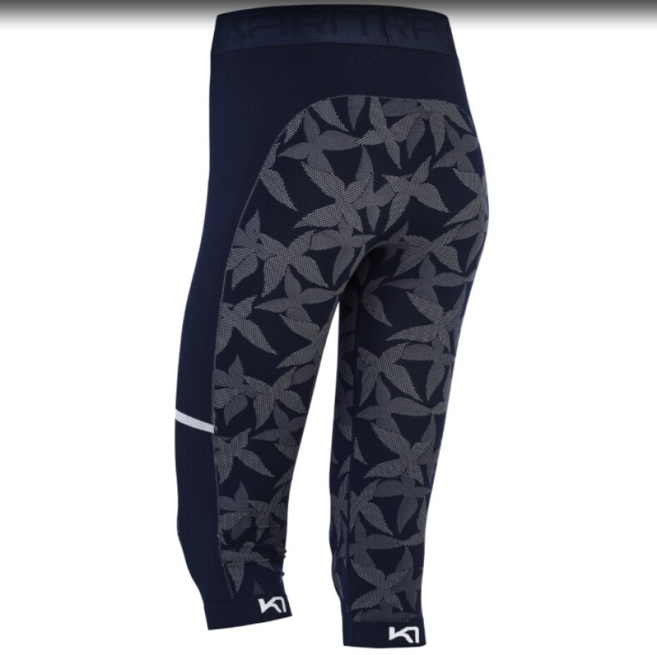 Kari Traa dámské 3/4 legíny Butterfly Capri černé - main (1)