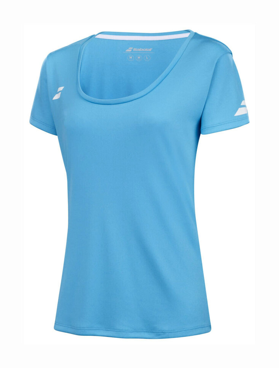 Dámské tričko Babolat  Play Cap Sleeve Top Women Cyan Blue S - main (1)