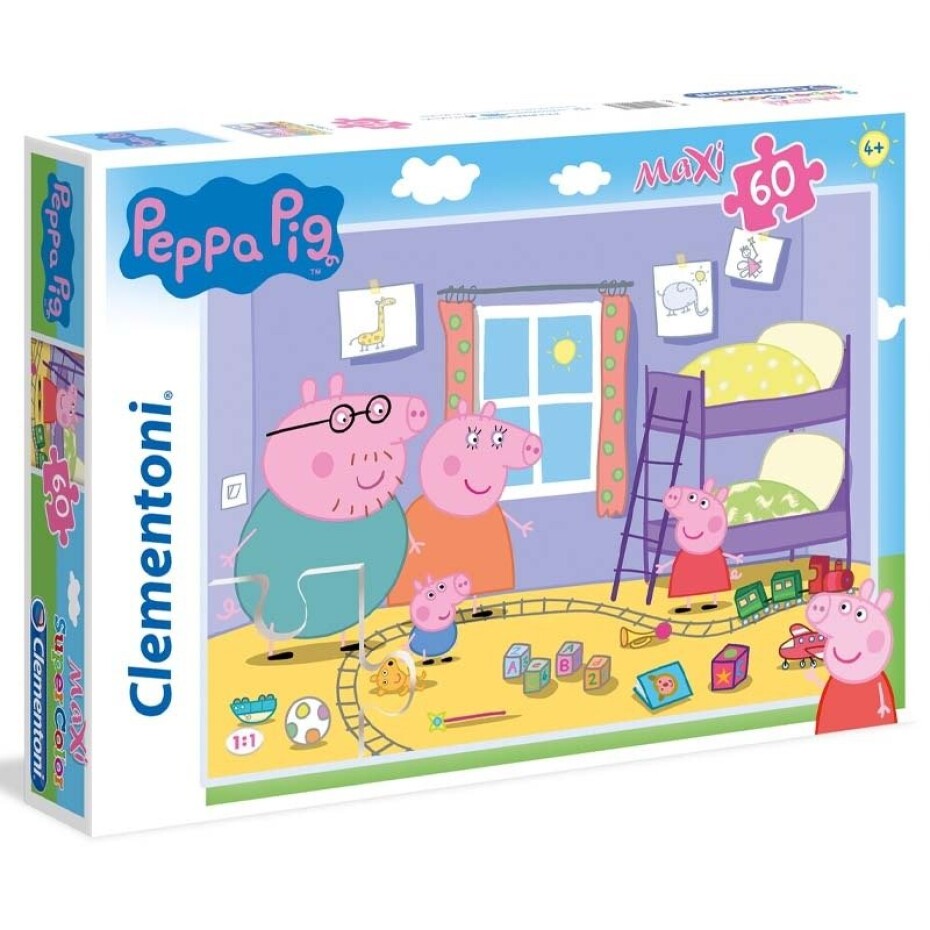 Clementoni Puzzle Maxi Prasátko Peppa / 60 dílků - Clementoni - main (0)