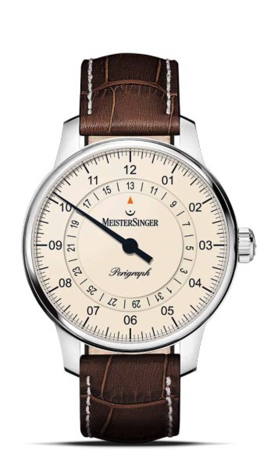MeisterSinger Perigraph 38mm BM1103 - Pletený ocelový náramek - main (1)
