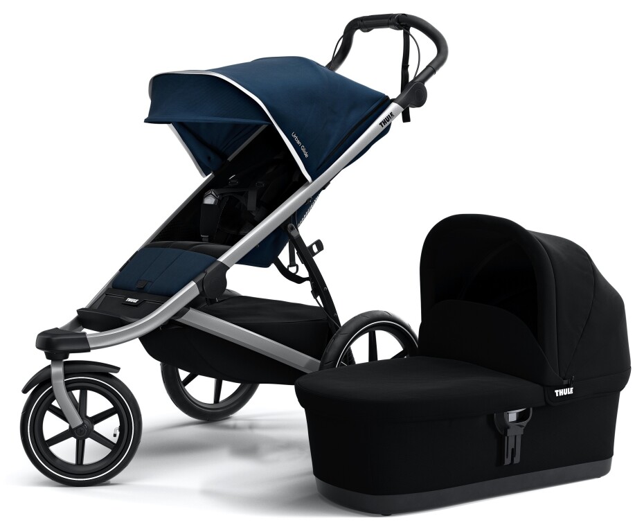Sportovní kočárek Thule Urban Glide 2 tmavě modrý 2021 + Thule korbička Bassinet - main (0)
