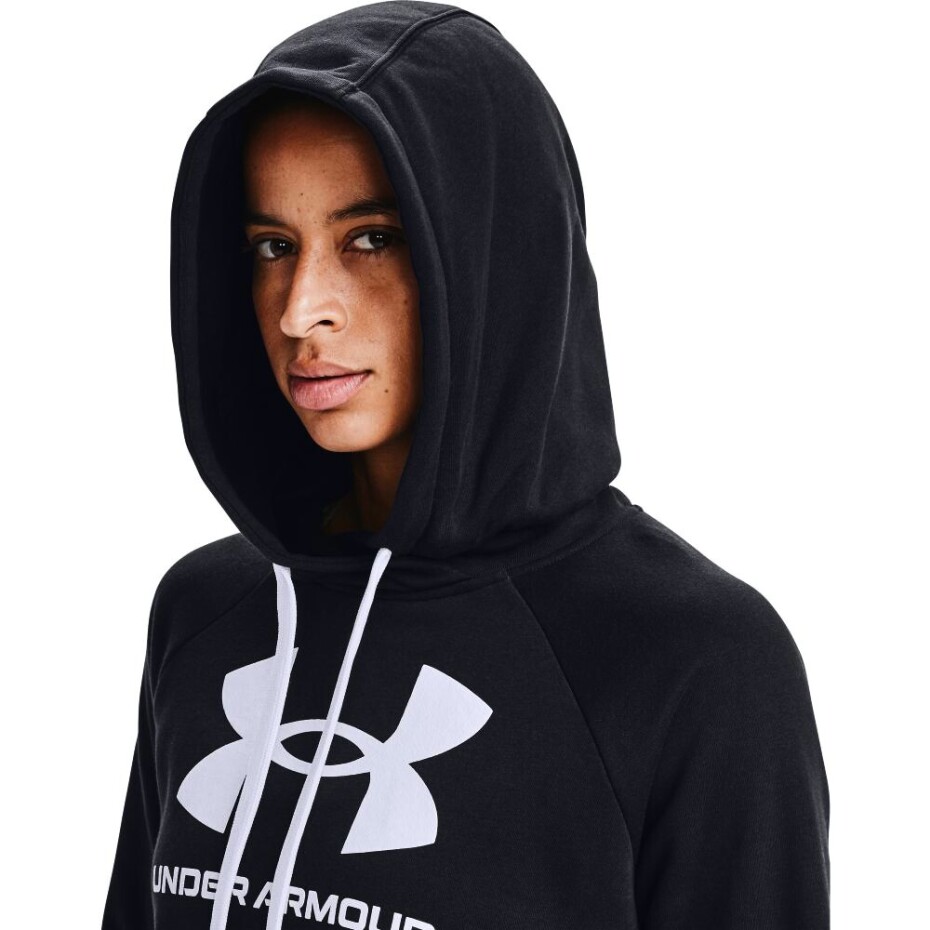 Dámská mikina Under Armour  Rival Fleece Logo Hoodie Black XS - main (1)