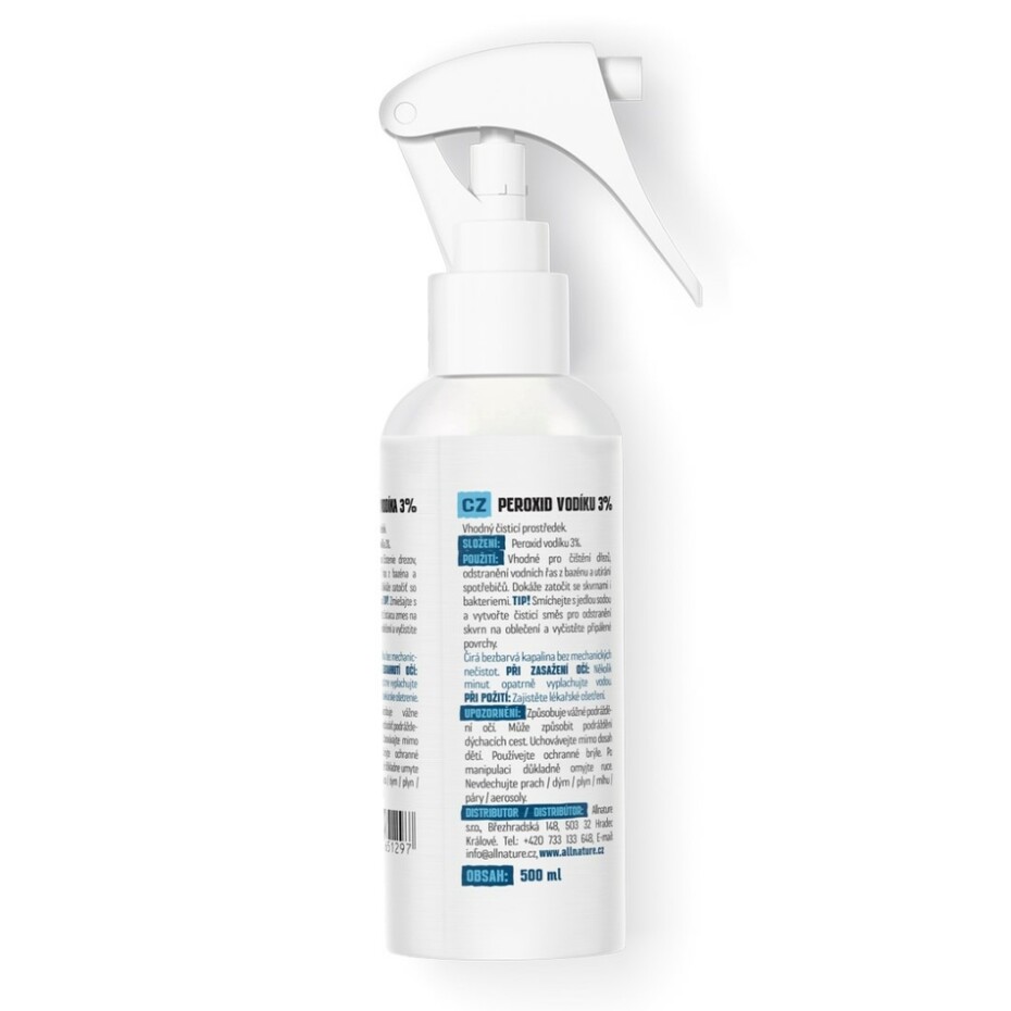 Allnature Peroxid vodíku 3% - 500 ml - main (1)