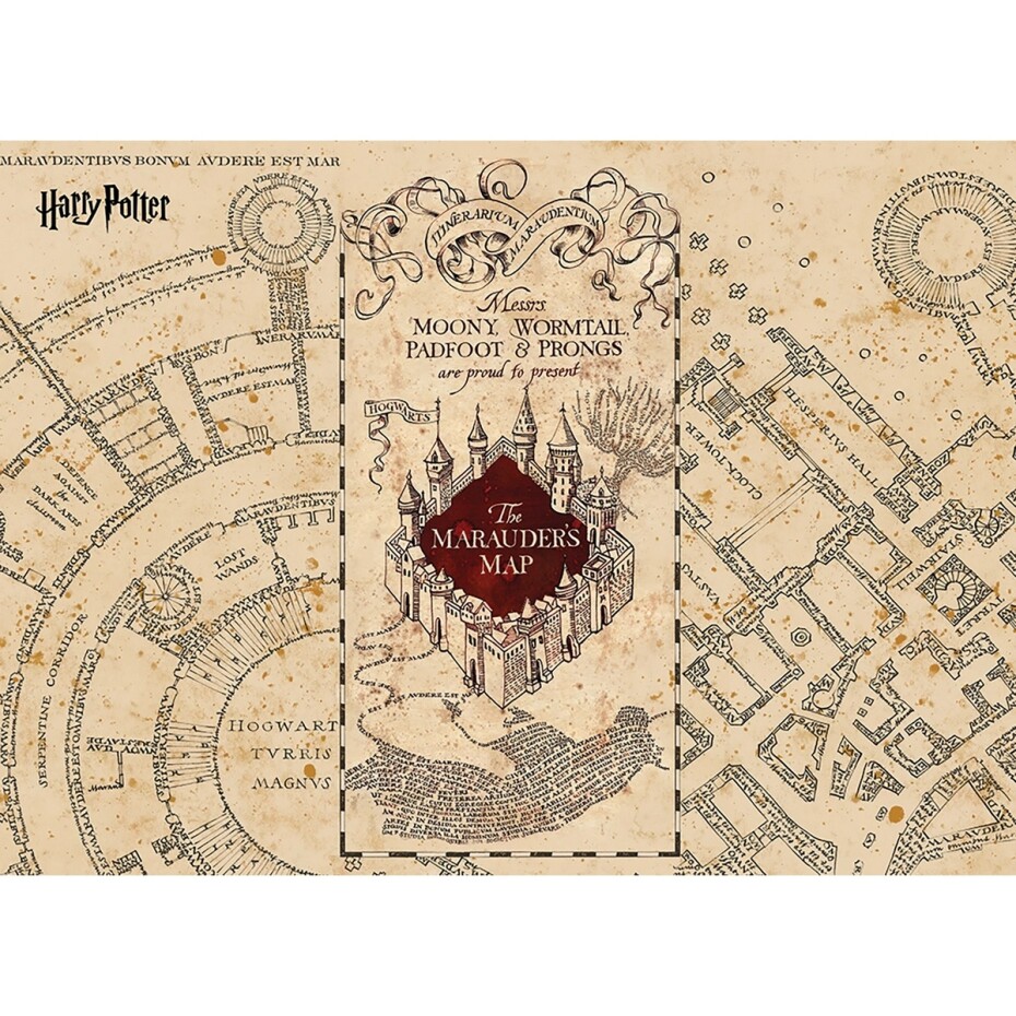 Dětské prostírání Harry Potter Marauders Map, 42 x 30 cm - main (0)