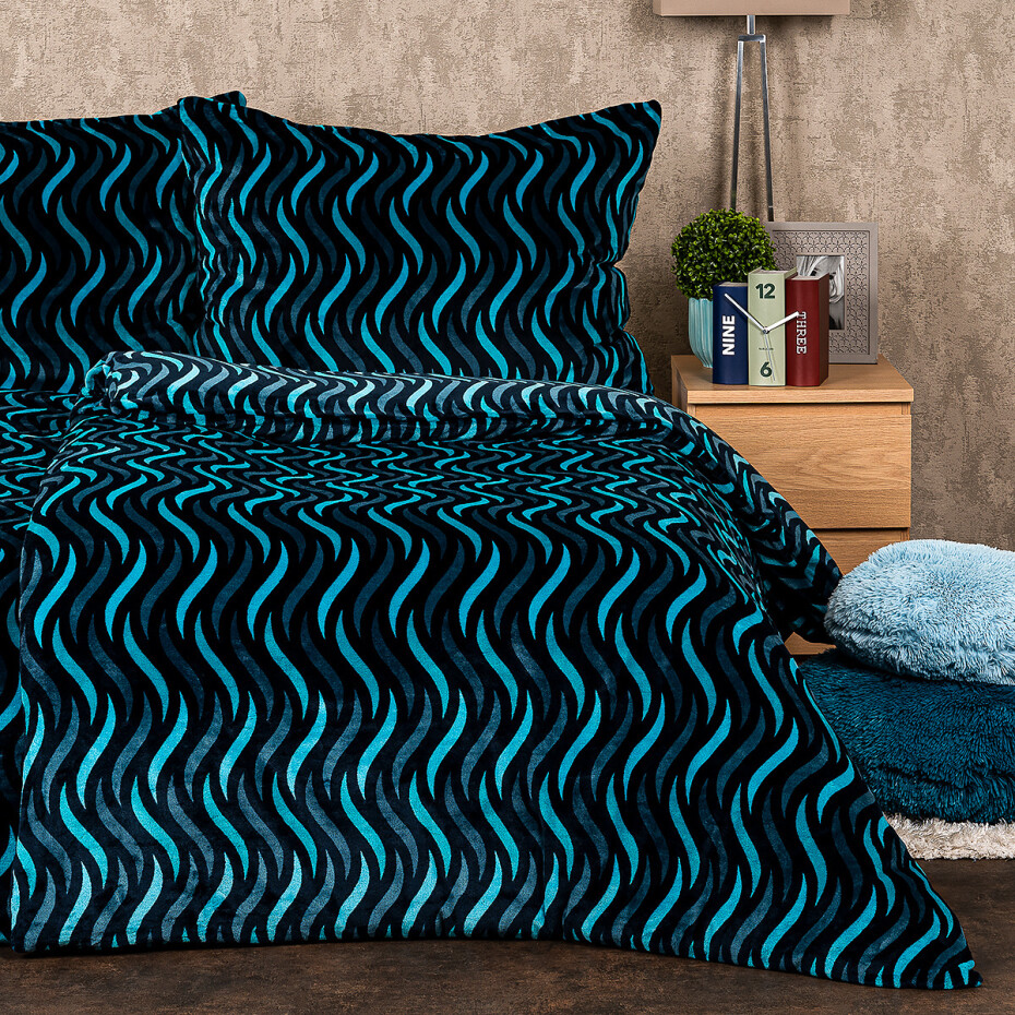 4Home Povlečení Wave mikroflanel, 140 x 220 cm, 70 x 90 cm - main (1)