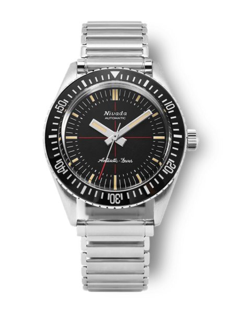 Nivada Grenchen Antarctic Diver 32044A17 - Brown Leather White Stitching - main (11)