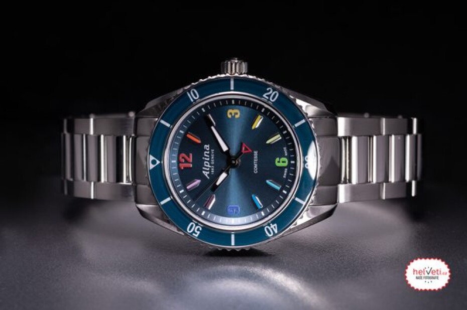 Alpina Comtesse Sport Quartz Rainbow Limited Edition AL-235NRB3C6B - main (1)