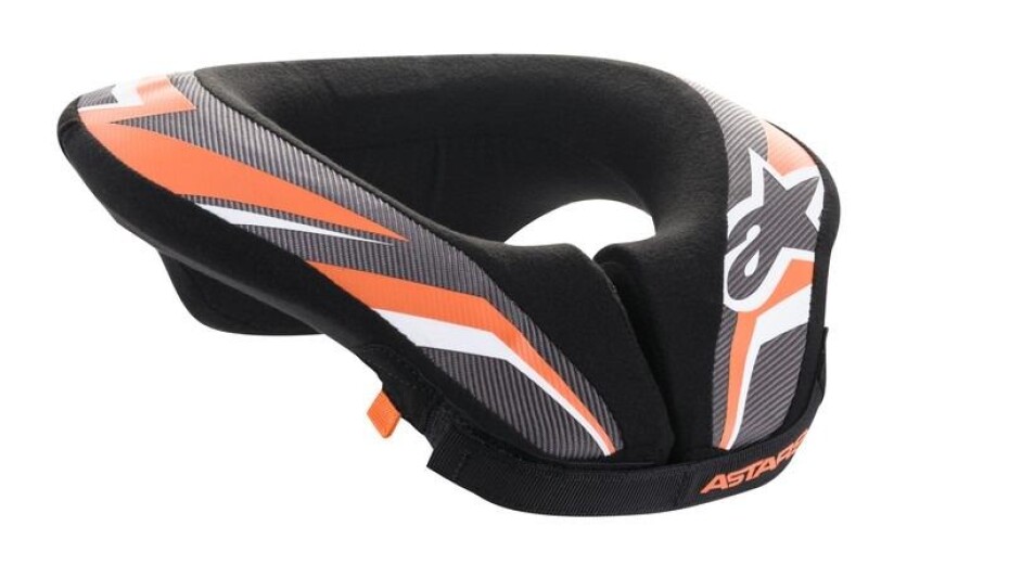 Alpinestars Dětský chránič krku Sequence Youth černo-bílo-oranžový - main (0)