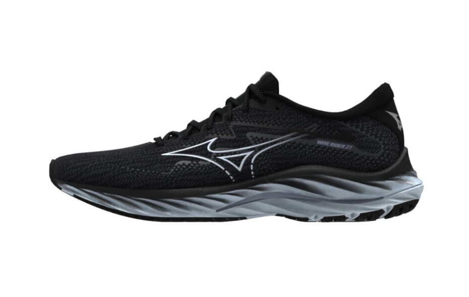 Dámská běžecká obuv Mizuno  Wave Rider 27 D Ebony/Snowcrest/Black  UK 4 - main (0)