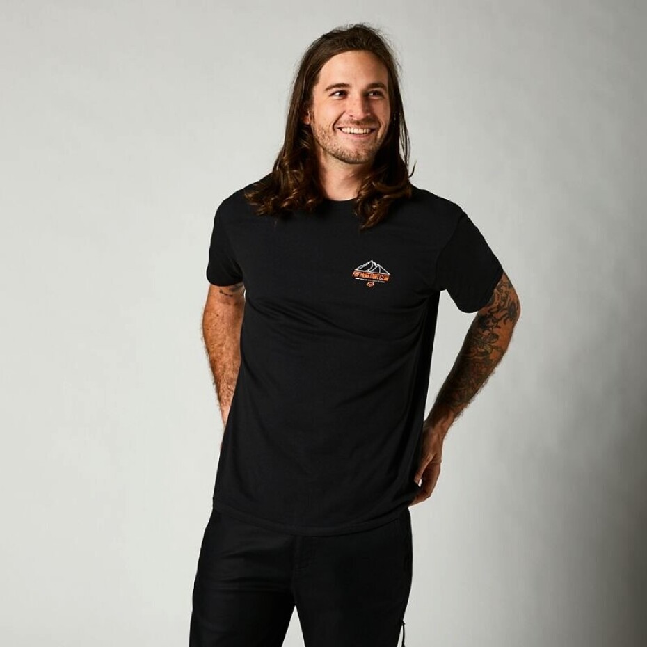 Fox pánské tričko Hero Dirt Premium s krátkým rukávem Black - main (1)