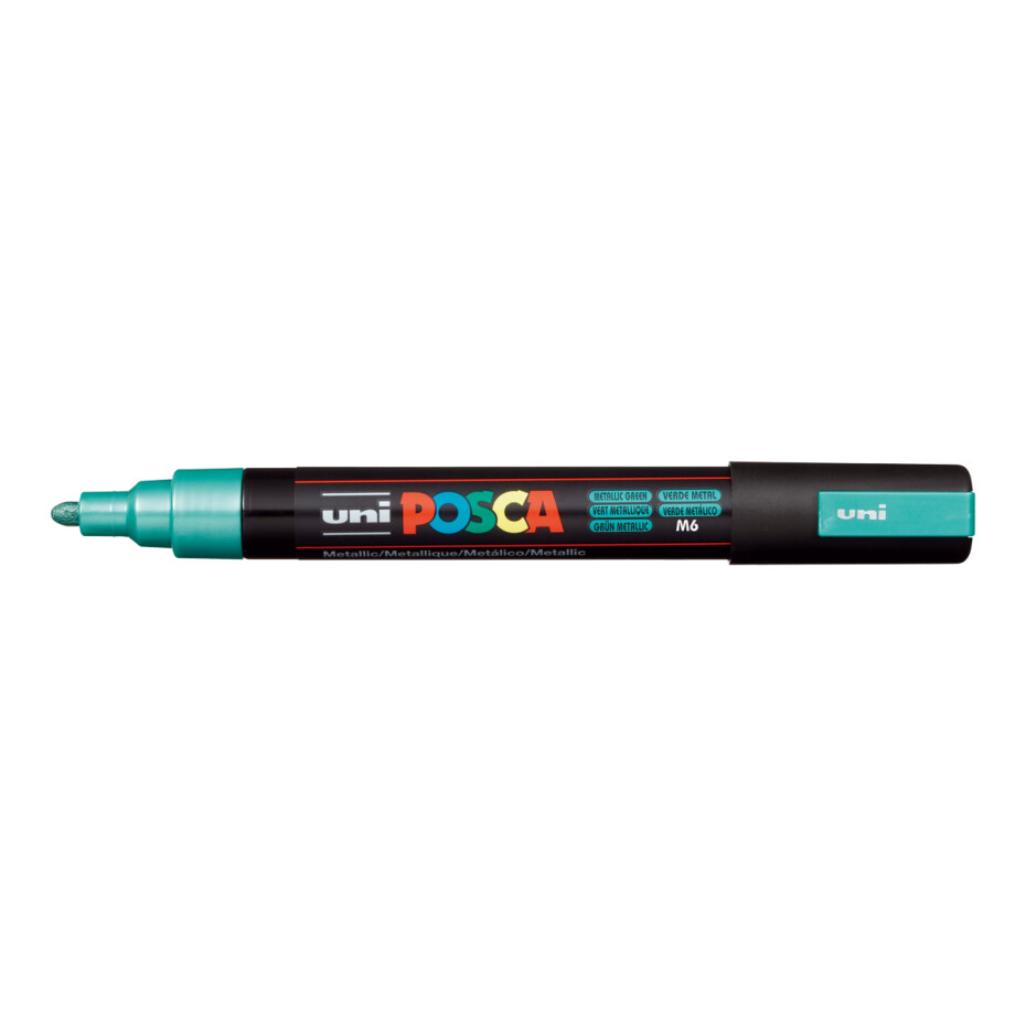 Posca popisovač PC-5M, 1,8 - 2,5 mm, metalická zelená (M6) - main (0)