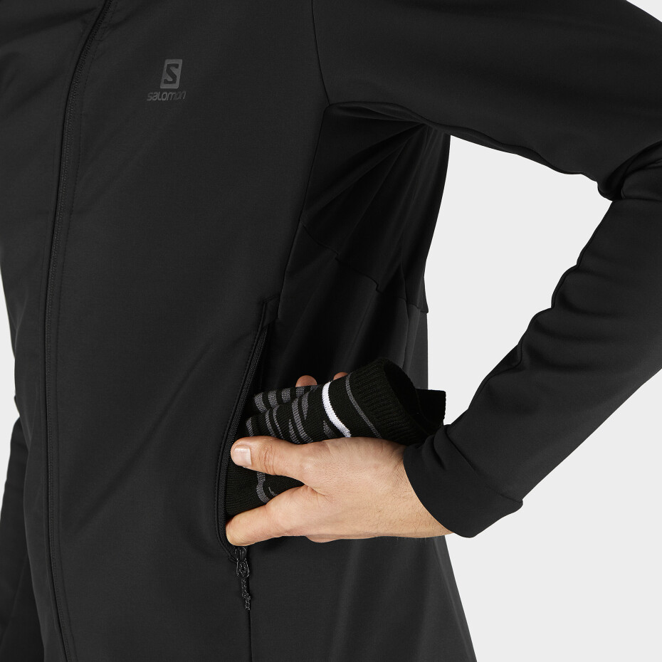 Pánská bunda Salomon  Agile Softshell Jacket Black M - main (7)