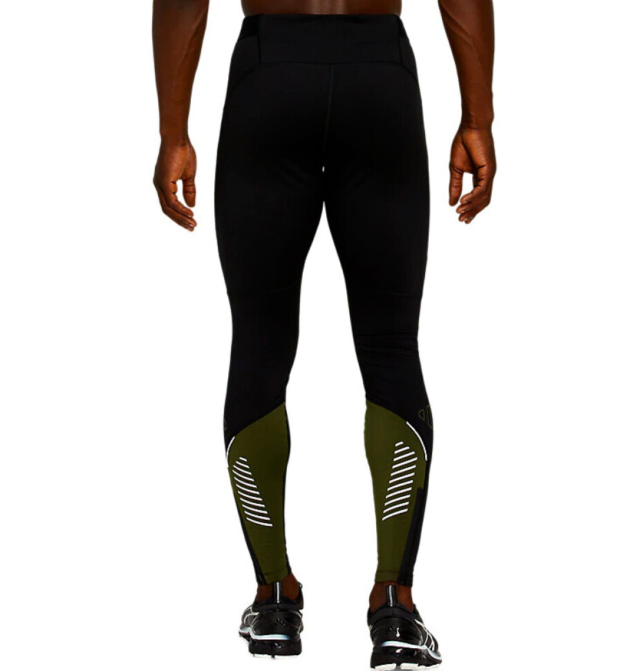 Pánské legíny Asics  Lite Show Winter Tight Black/Green S - main (3)