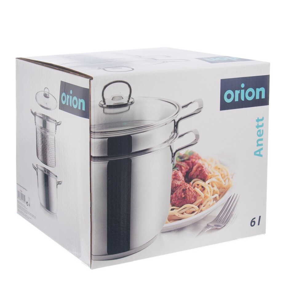 Orion Hrnec na těstoviny ANETT 6 l, 3 díly, poklice - main (3)