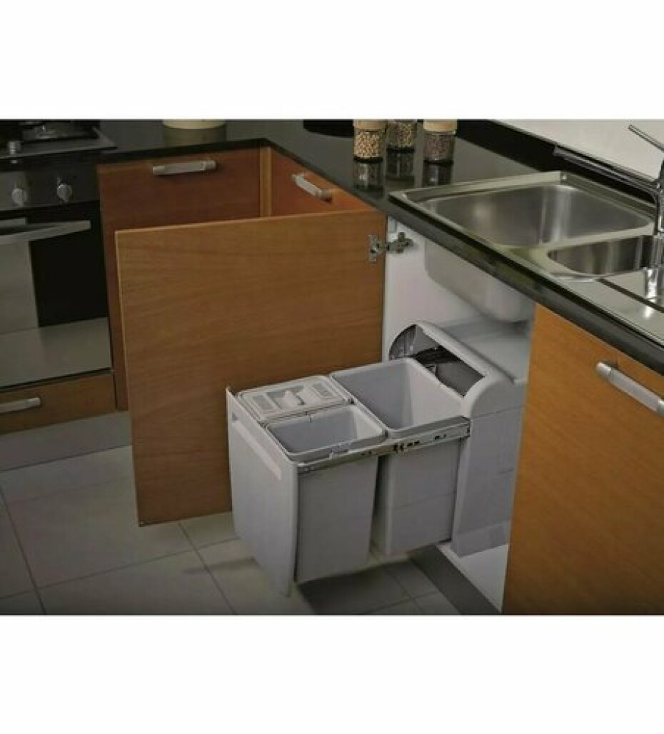 Elletipi Vestavný odpadkový koš CITY - výsuvný, 12 + 12 + 8 + 8 l - main (5)