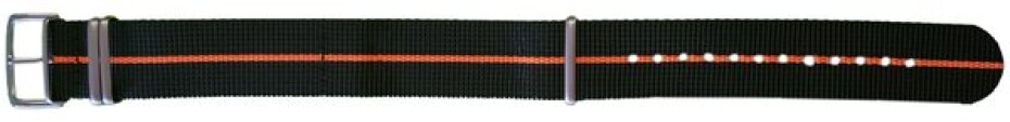 Traser řemen textilní NATO černo-oranžový (73) - 22 mm - main (0)