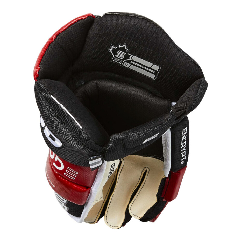 Hokejové rukavice SHER-WOOD Code Encrypt 2 Black/Red/White Senior 13 palců - main (1)