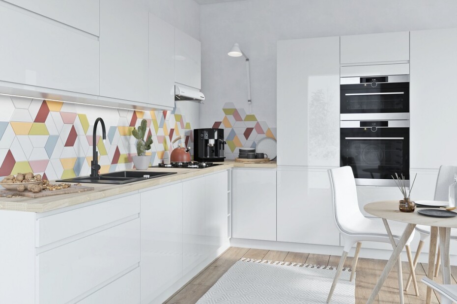 ArtExt Kuchyňská skříňka horní vysoká FLORENCE lesk | W4 80 Barva korpusu: Lava - main (8)