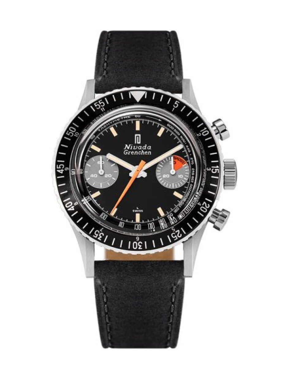 Nivada Grenchen Chronomaster Orange Boy SL Inter. Bezel - Manual - Forstner Beads of Rice - main (2)