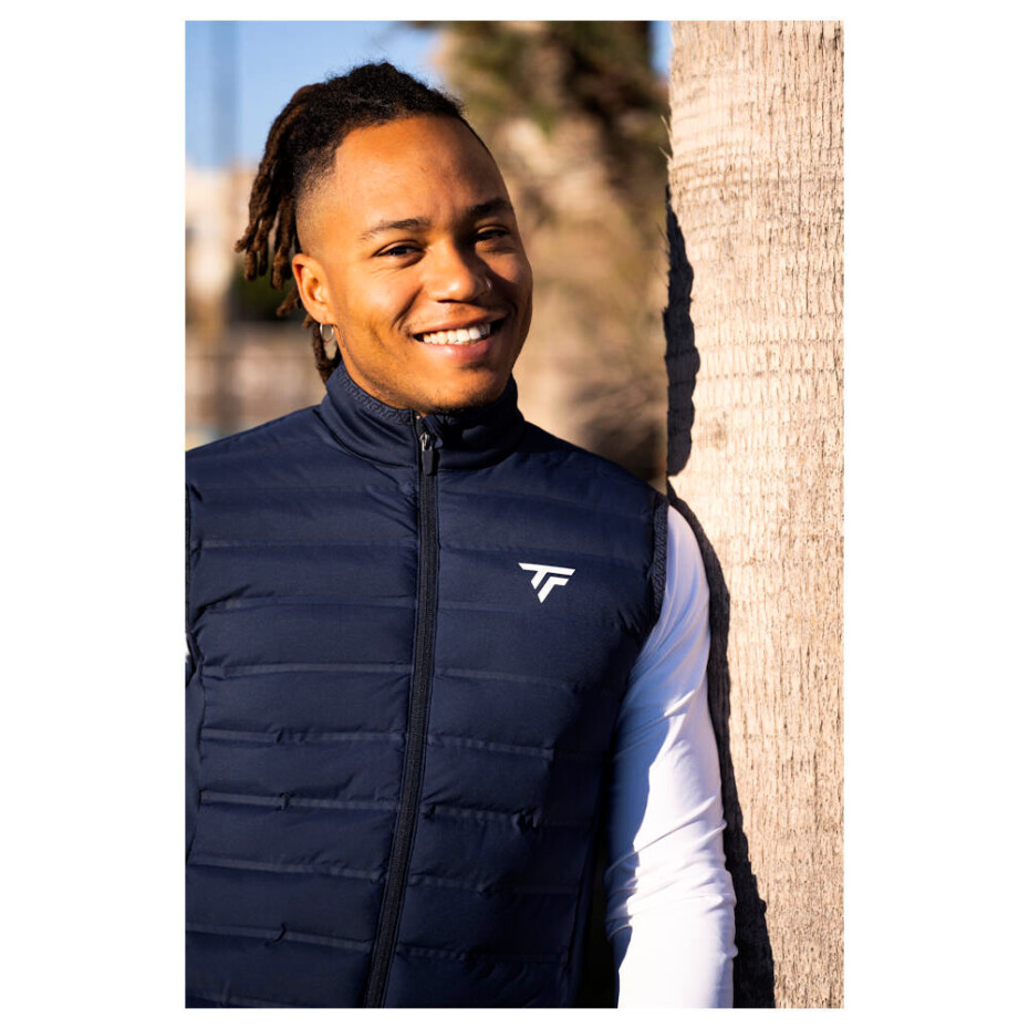 Tecnifibre Tech Sleeveless modrý - main (3)