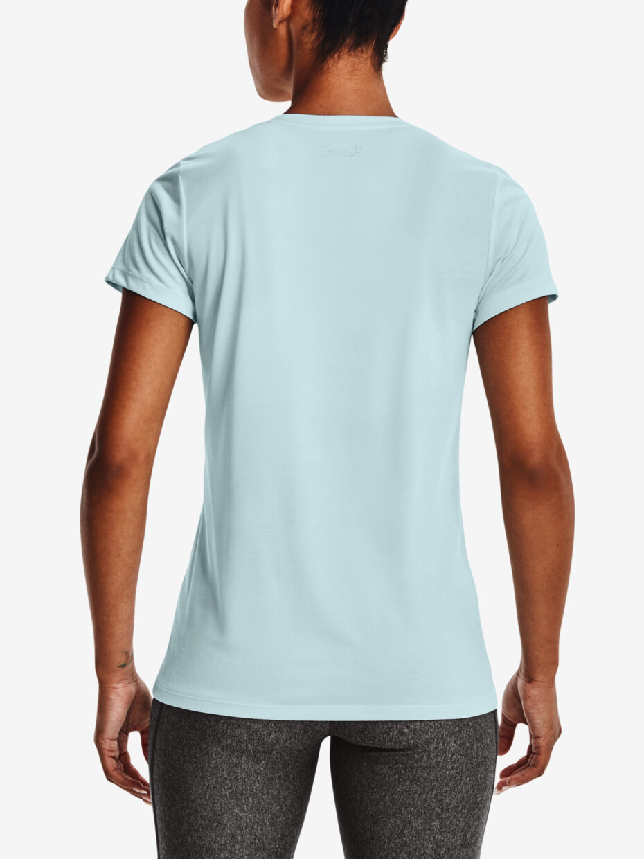 Under Armour s krátkým rukávem TECH SSV TWIST 1258568-433 Modrá - main (5)