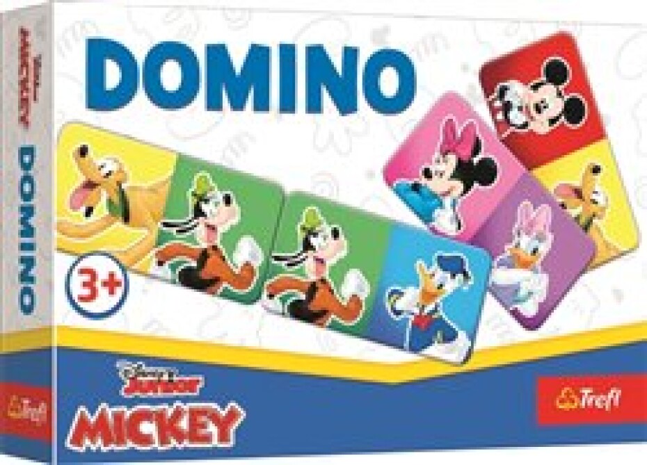 Trefl Domino papírové Mickey Mouse a přátelé 21 kartiček - main (0)