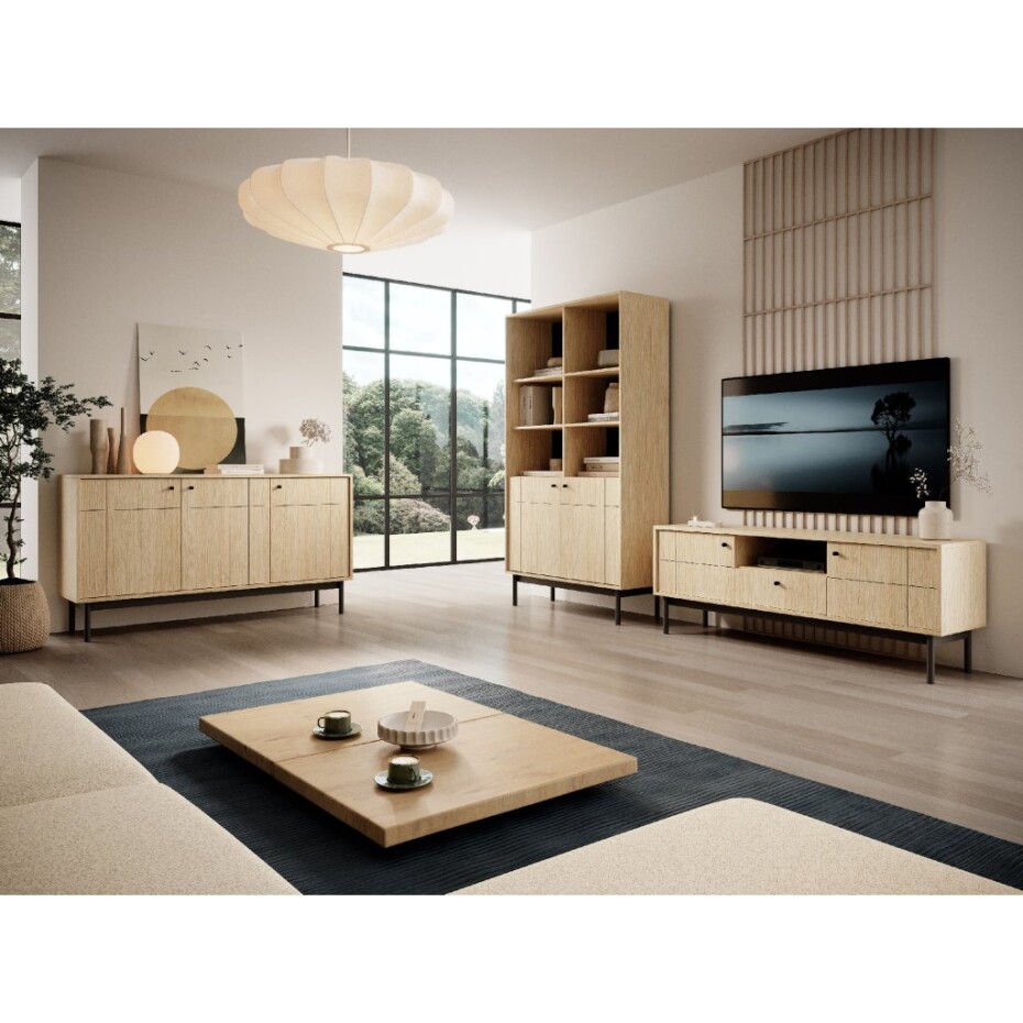 ArtPS Vitrína JAPANESE WT104 | oak line - main (1)