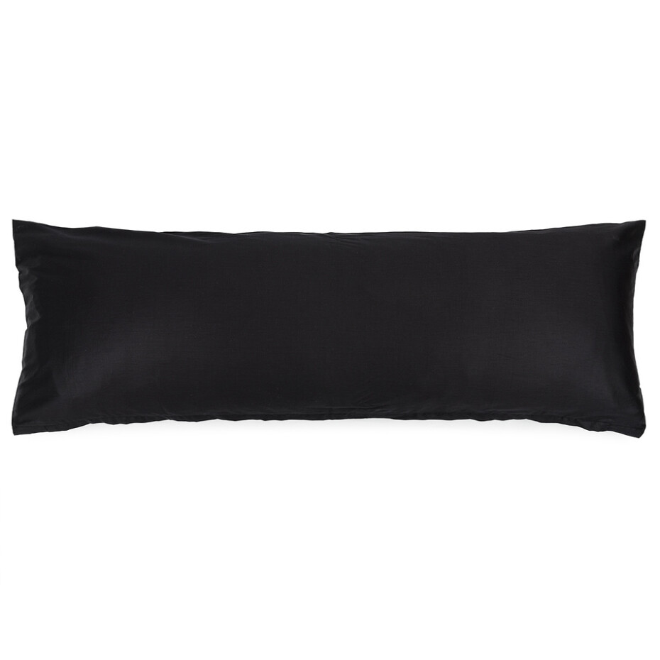 4Home povlak na Relaxační polštář Náhradní manžel satén černá, 50 x 150 cm  - main (1)