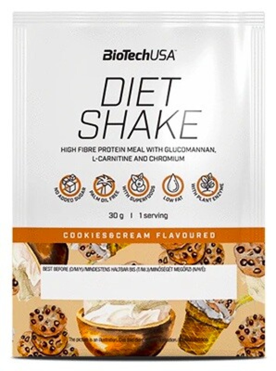 BioTech USA Diet Shake 30 g cookies & cream - main (2)