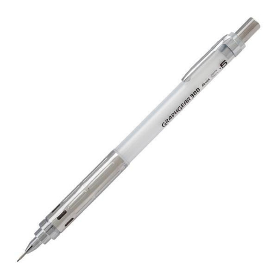 Mikrotužka Pentel GraphGear PG315 - bílá 0,5mm - main (0)