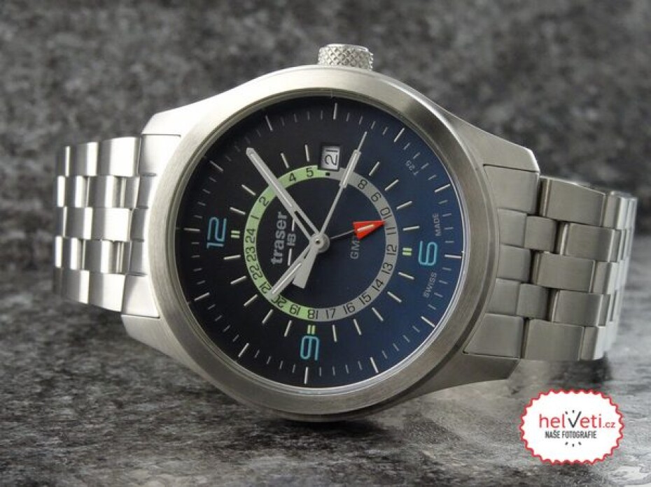 Traser Aurora GMT Blue - kůže - main (3)