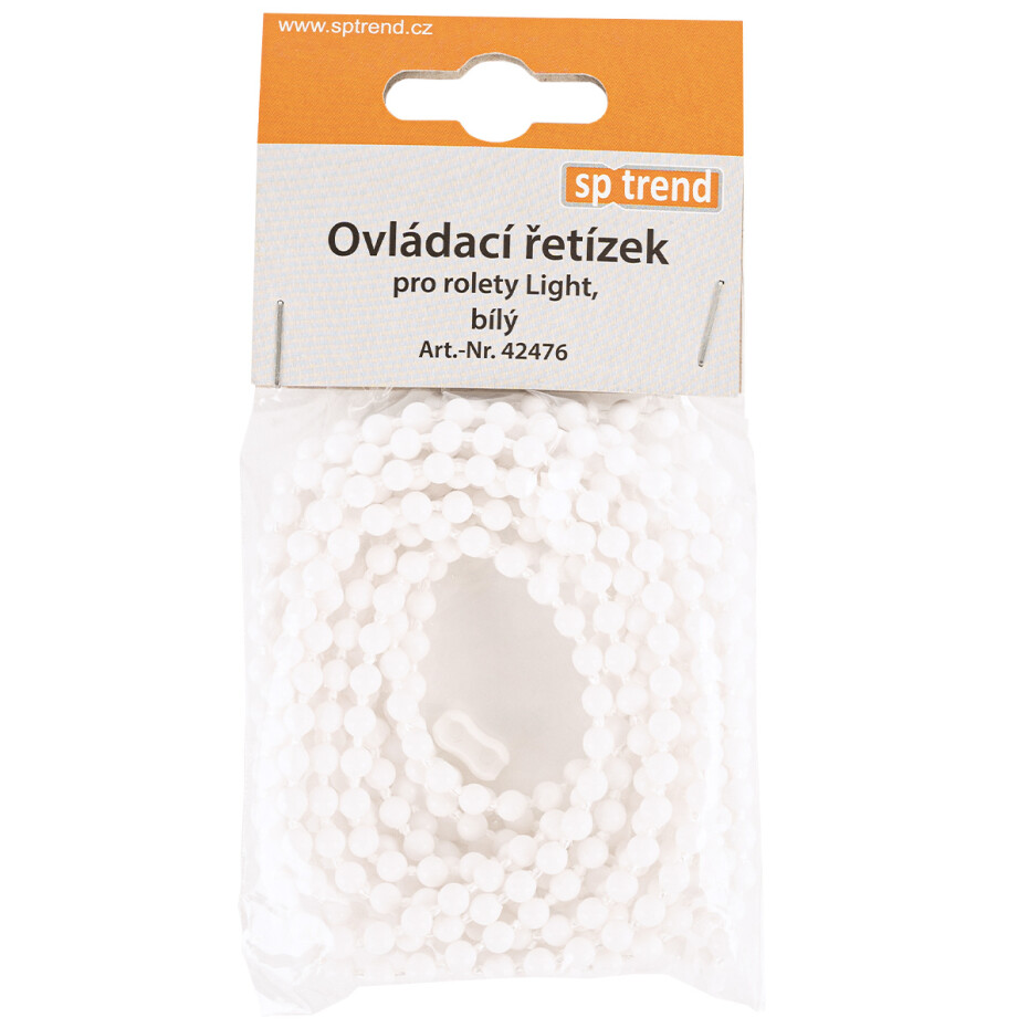 Gardinia Řetízek ovládací na Light roletu 300 cm bílá (včetně spojky) - main (1)