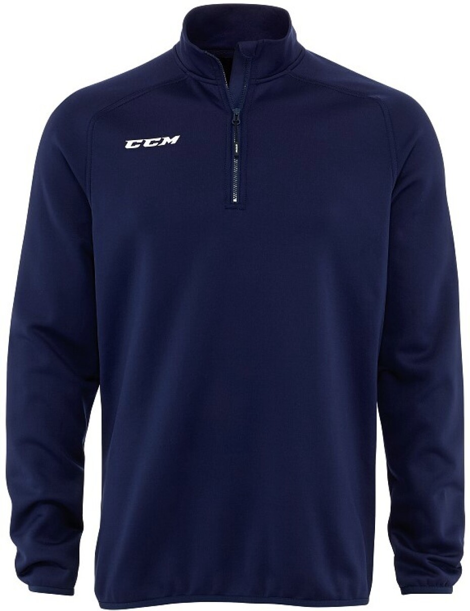 Dětská mikina CCM  Locker Room 1/4 zip XS, černá - main (0)