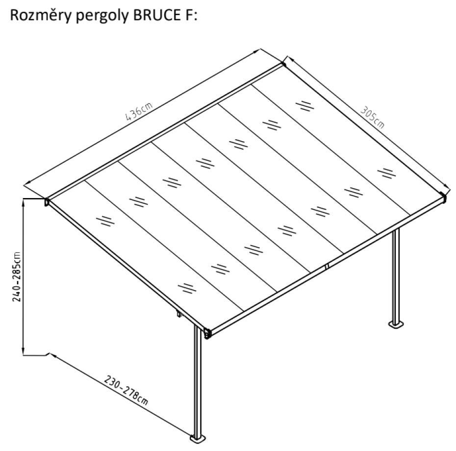 ArtRoja Pergola BRUCE F | transparentní polykarbonát - main (8)