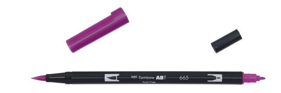 Tombow Oboustranný štětcový fix ABT - purple - main (0)