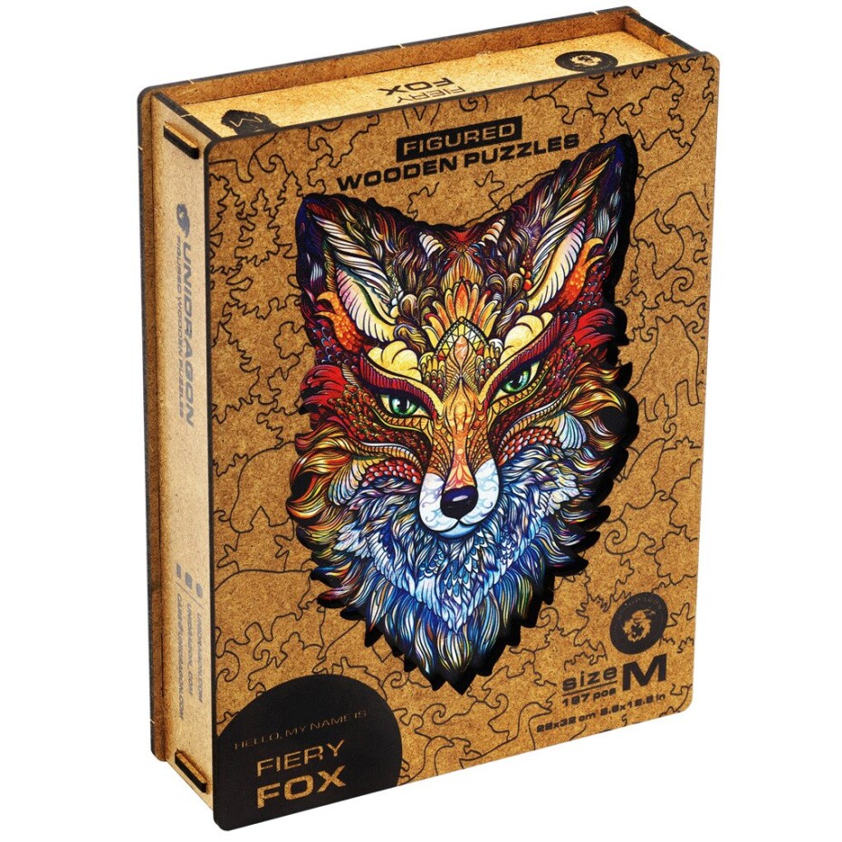 UNIDRAGON dřevěné puzzle POHÁDKOVÁ LIŠKA velikost M (22x32cm) - EPEE - main (0)