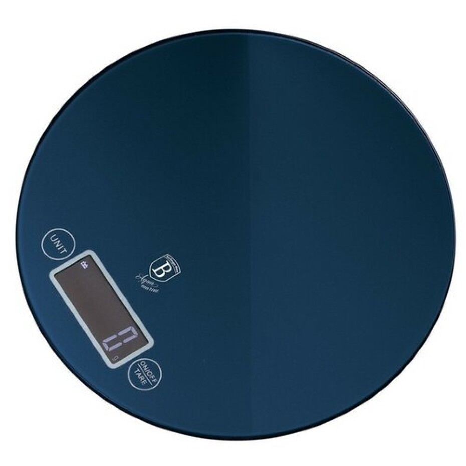 Berlinger Haus Kulatá digitální kuchyňská váha Aquamarine Metallic Line, 5 kg  - main (0)