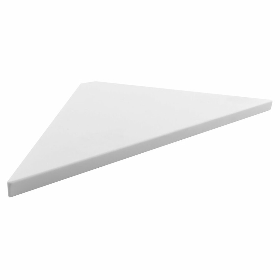 SAPHO AE200-0101 Abeline rohová police rockstone 20 x 20 cm, bílá mat - main (0)