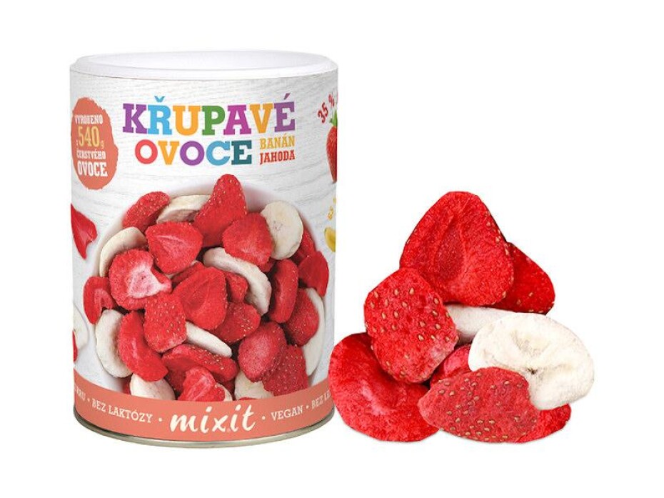 Mixit Křupavé ovoce banán-jahoda 80g - main (0)